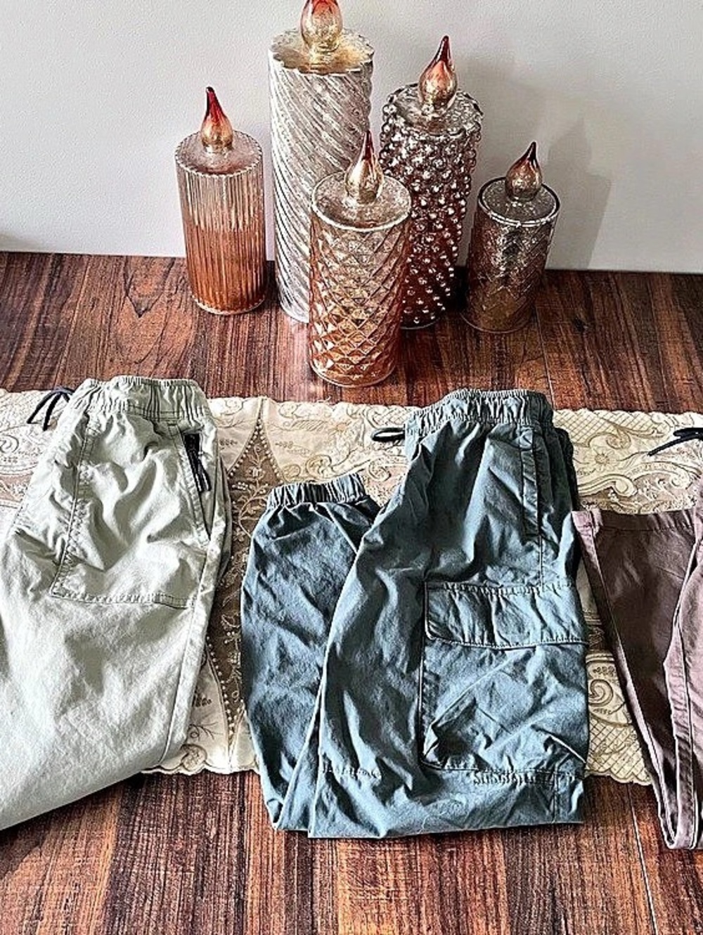 Old Navy Tech Taper Cargo Pants 3-Pack youth Medium